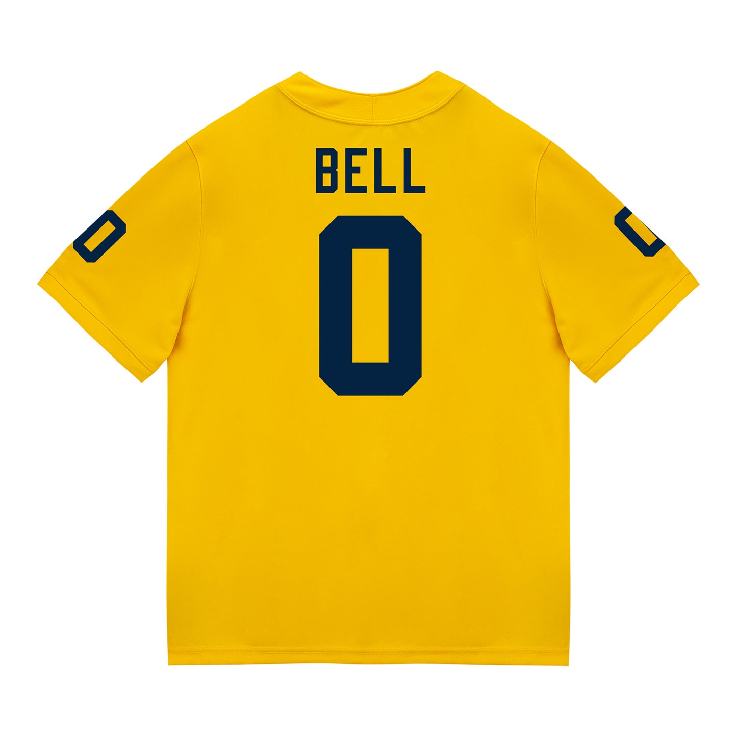 Michigan Wolverines #0 Kendrick Bell Student Athlete Maize Football Jersey