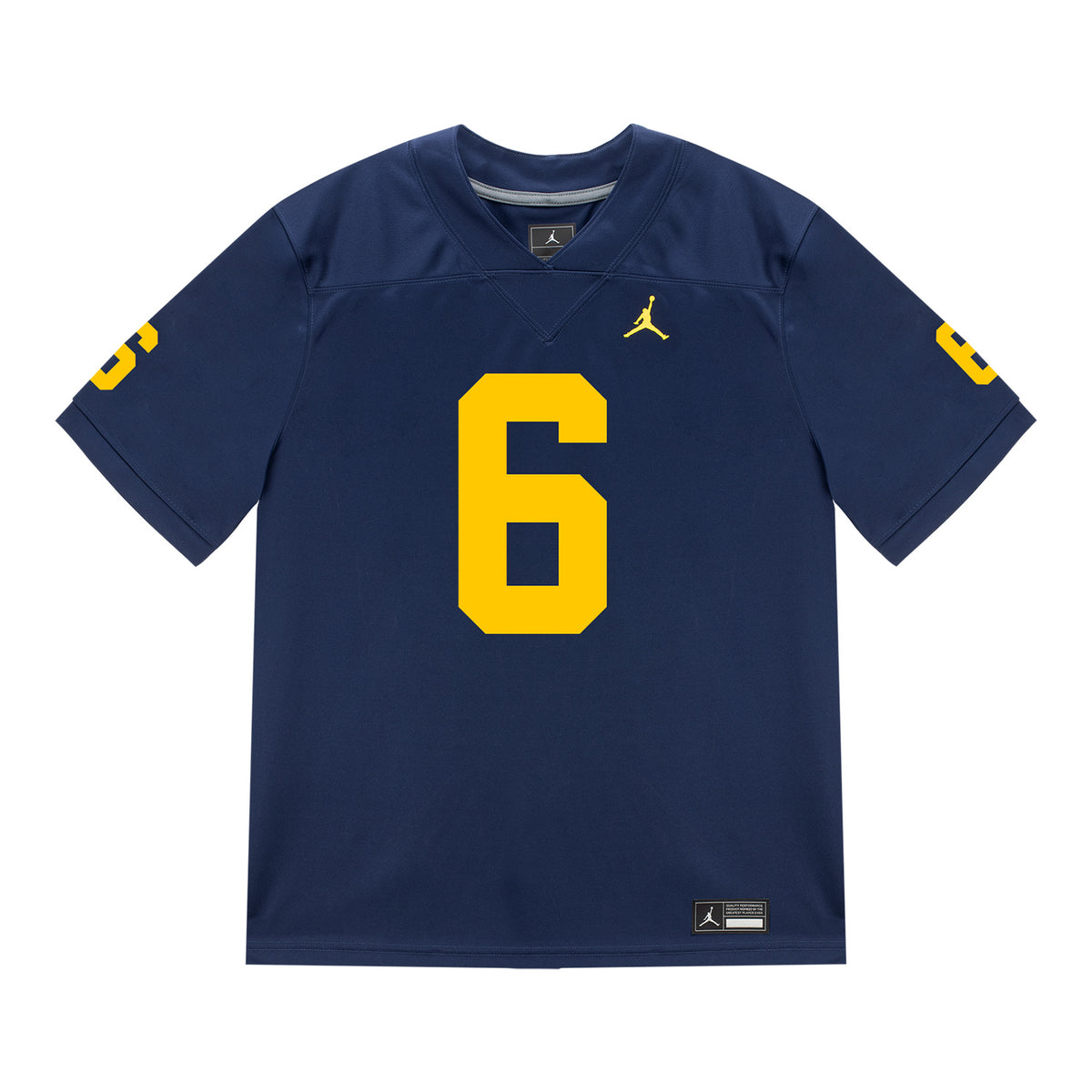 Michigan Wolverines #6 JJ Buchanan Student Athlete Blue Football Jersey