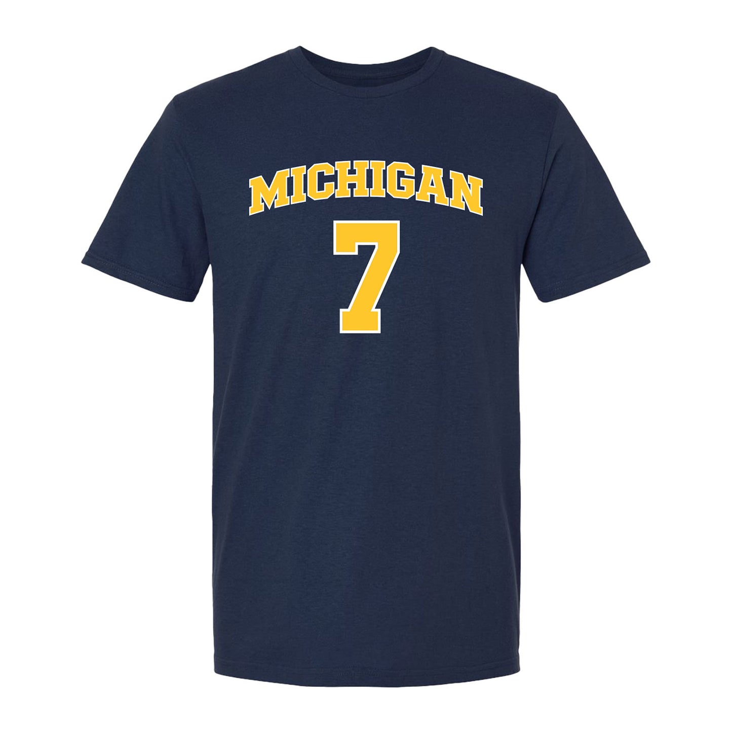 Michigan Wolverines Men's Basketball Student Athlete #7 Howard Eisley Jr. Youth T-Shirt - Front View