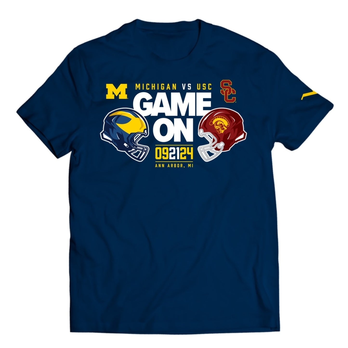 Michigan Wolverines vs. USC Match Up T-Shirt