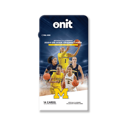 Michigan Wolverines 2024-2025 Women's Basketball Student Athlete Team Trading Card Pack
