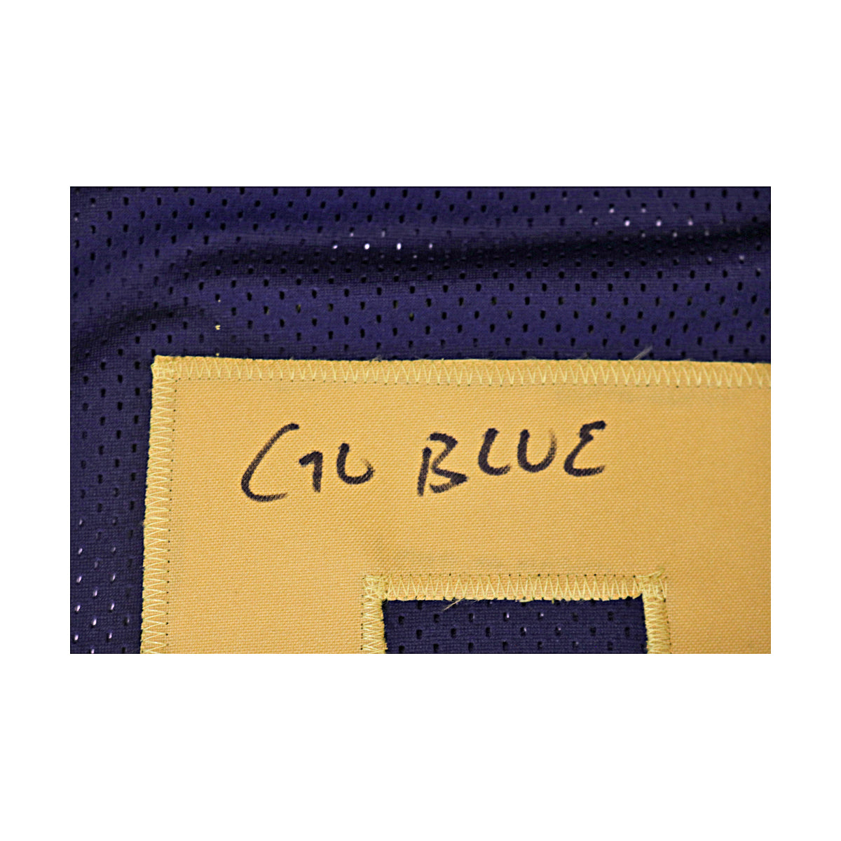 Jabrill Peppers Michigan Wolverines Autographed Signed Inscribed "Go Blue" Navy Blue Custom Jersey (JSA Holo) - "Go Blue" Signed View