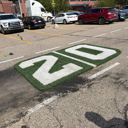 Michigan Big House Official 20 Yard Marker Turf Cutout