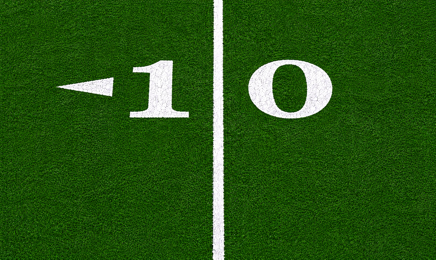 University of Michigan Authentic '-10' Yard Line Game Used Michigan Stadium Field Section (Pre-Order)