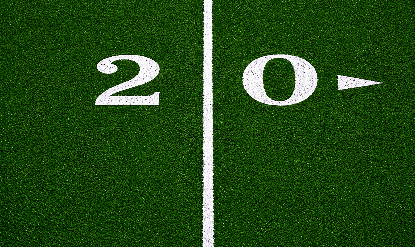 University of Michigan Authentic '20-' Yard Line Game Used Michigan Stadium Field Section (Pre-Order)