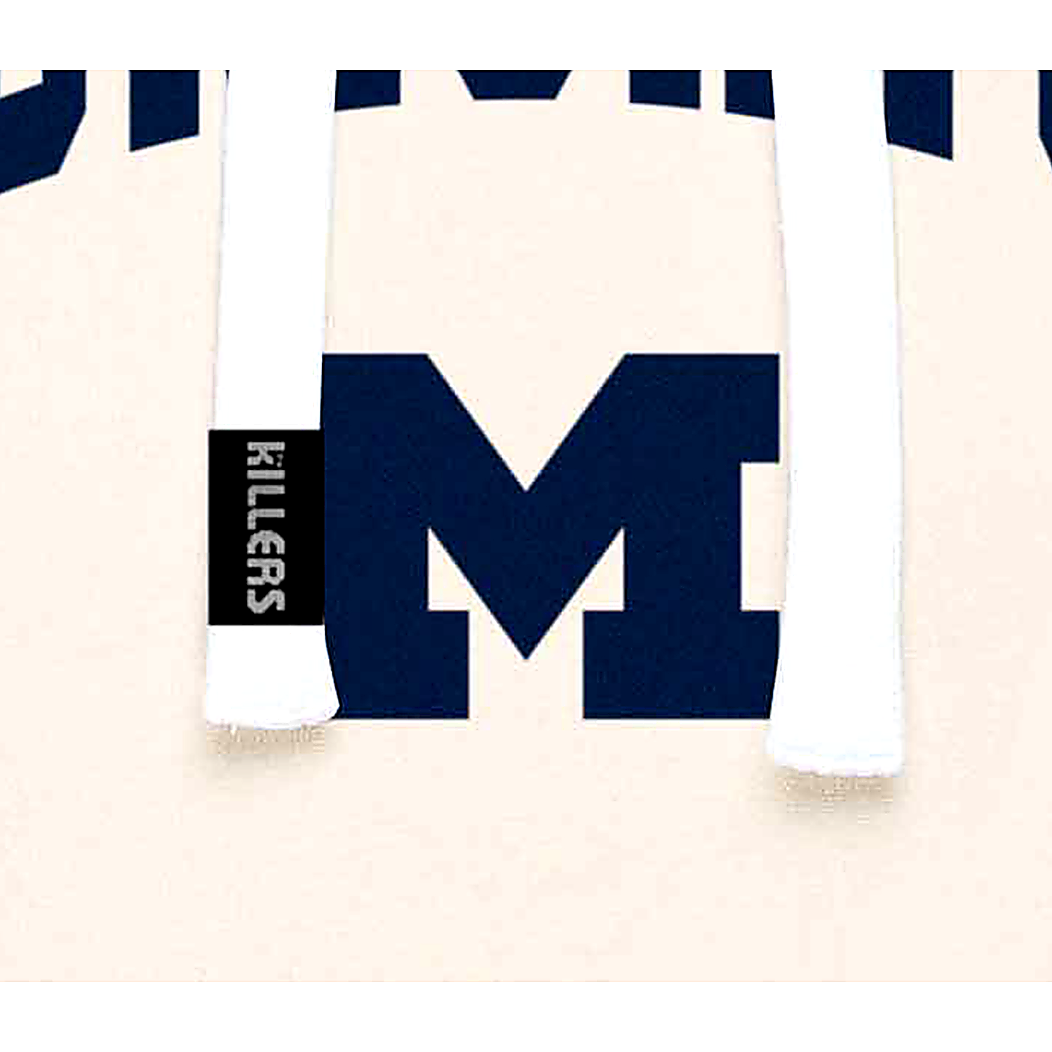 Michigan Wolverines Mr. Brightside Bone Olsen Hoodie - Killers Tag View