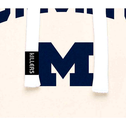 Michigan Wolverines Mr. Brightside Bone Olsen Hoodie - Killers Tag View