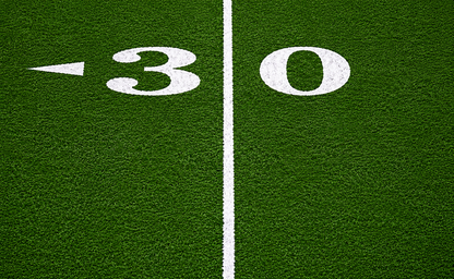 University of Michigan Authentic '-30' Yard Line Game Used Michigan Stadium Field Section (Pre-Order)