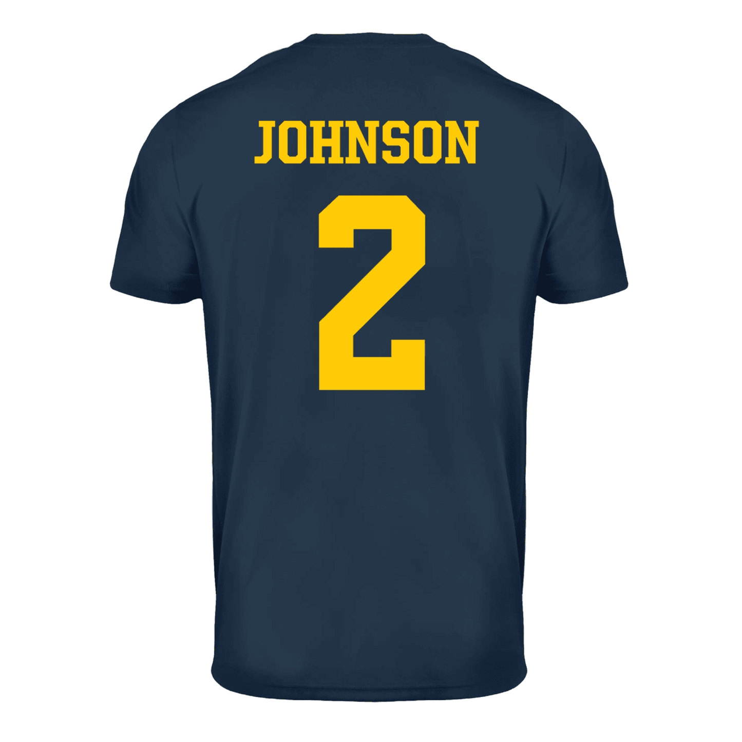 Valiant University of Michigan Football Will Johnson Navy Player Jerse The M Den Shop